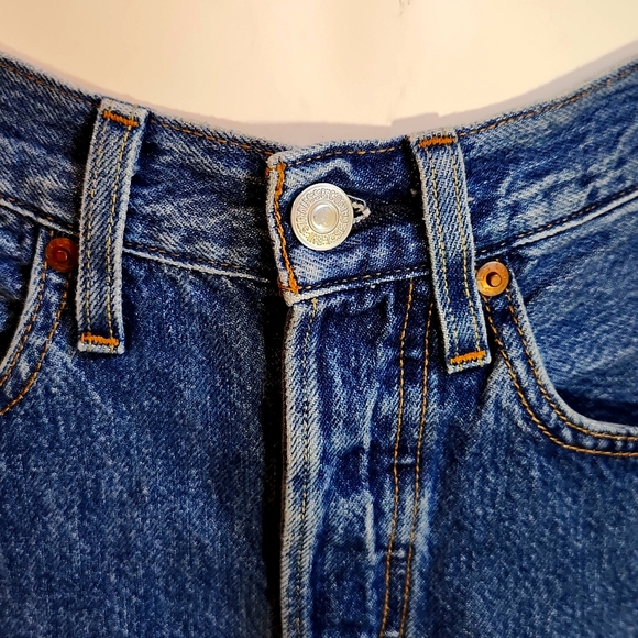 Levi's High rise cropped Jeans W26 L28 - Picture 3 of 8